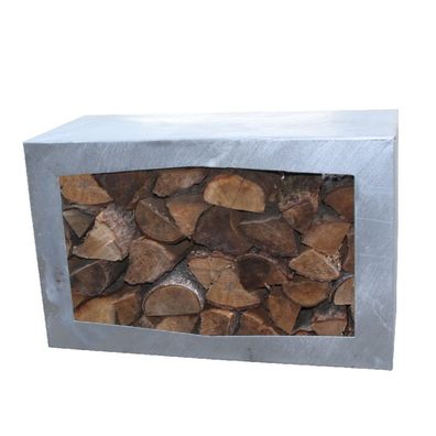Woodbox - Holz-regal / Holzkiste / Holzkorb in Zinc