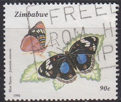 Simbabwe Zimbabwe [1992] MiNr 0491 ( O/ used ) Schmetterlinge