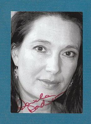Daniela Dadieu Autogrammkarte, Orig. Sign. u.a. Julia / Tatort