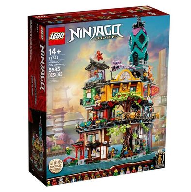 LEGO 71741 Die Gärten von Ninjago City - dreigeschossiges Ninja-Haus zum Bauen NEU