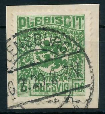 Abstgeb Schleswig Nr 2 gestempelt Briefstück X4C3726