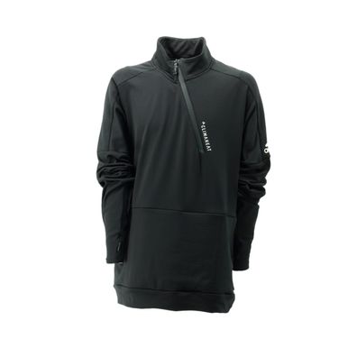 Adidas ID Climaheat Herren Fleece Shirt Top 1/4 Zip Sweatshirt Schwarz EB7631: L