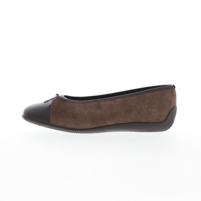 Ara Damen Ballerinas Flats Braun Größe 38,5