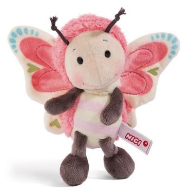 NICI Hello Spring 2022 Schmetterling rosa Schlenker 25cm Neuware