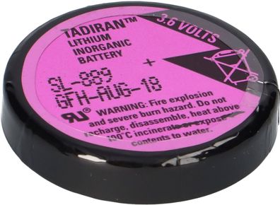 Tadiran Lithium 3,6V Batterie SL 889/ P 1/10 D - Zelle = TL-5134 LiSOCl2