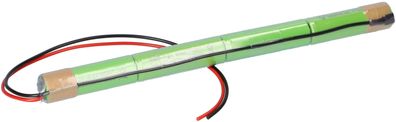 Akkupack NiMH 4,8V 1,8Ah AA Hochtemperatur Notlicht Stange Kabel 20cm Notbeleuchtu...