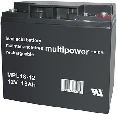 Multipower Blei-Akku MPL18-12 12V 18Ah Pb