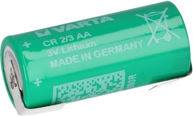 Varta Lithium 3V 1350mAh Batterie CR 2/3AA 2/3AA - Zelle LF U-Form
