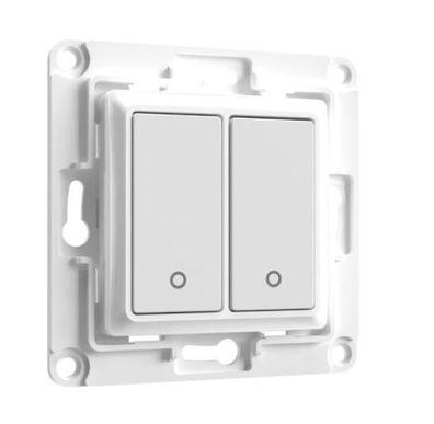 Shelly · Accessories · "Wall Switch 2" · Wandtaster 2-fach · Weiß