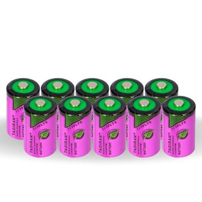 10x Tadiran Lithium 3,6V Batterie SL 750/ S 1/2AA - Zelle 14250
