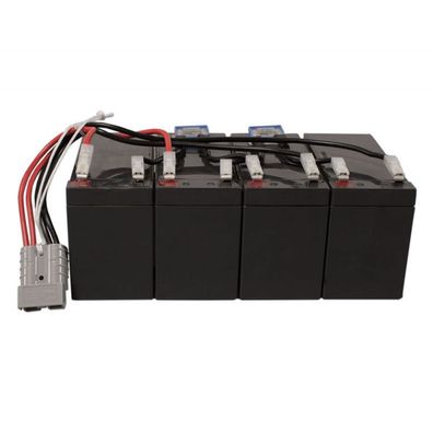 Ersatz-Akku für APC-Back-UPS RBC25 fertiges Batterie Modul zum Austausch Plug & Play