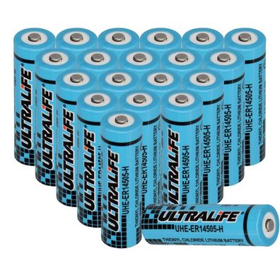 20x Ultralife Lithium 3,6V Batterie LS14500 - AA - UHE-ER14505 LS14500 Li-SOCl2