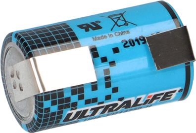 Ultralife Lithium 3,6V Batterie U-Lötfahne - LS14250 - 1/2 AA - UHE-ER14250 Li-SOCl2
