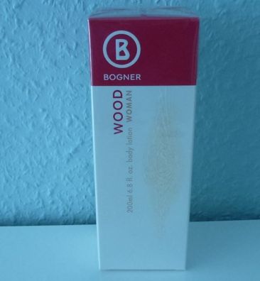 BOGNER WOOD Woman - Body Lotion Körperlotion 200 ml (Rarität)