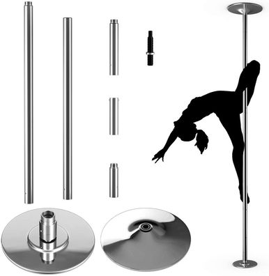 Profi Tanzstange, 45 mm Pole Dance Stange, Pole Dance Stange Edelstahl bis 200kg