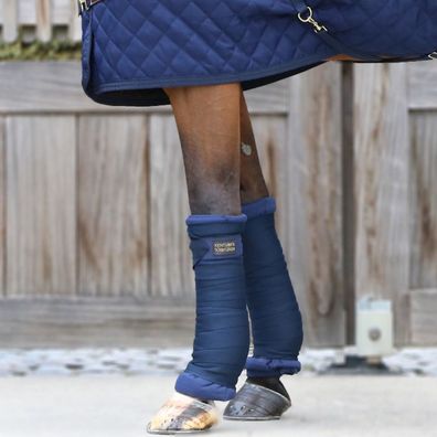Kentucky Horsewear Bandagenunterlagen Stall 4er Set - Marineblau