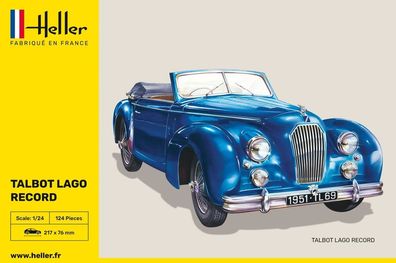 Heller Talbot Lago Record in 1:24 1000807110 Glow2B 80711 Bausatz