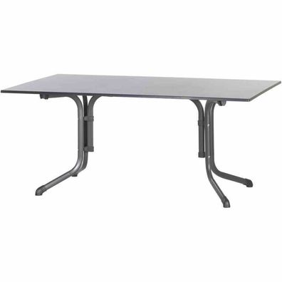 3180-55 Bouelvard-Klapptisch vivodur, 165x95 cm, eisengrau Stahlgestell eisengrau,