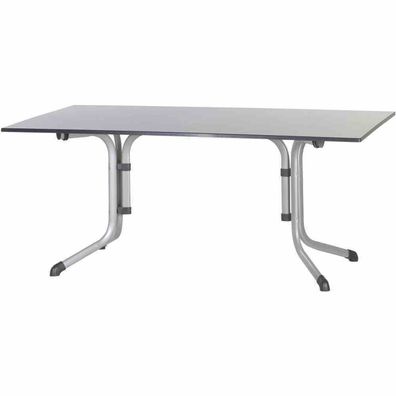 3180-50 Bouelvard-Klapptisch vivodur, 165x95 cm graphit Stahlgestell graphit,