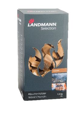 1,5kg Räucherhölzer Landmann Selection Wood Chunks aus Hickory mit Rinde