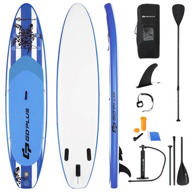 325 cm x 76 cm x 16 cm aufblasbares Stand-up-Paddle-Board, Surfbrett mit SUP-Zubehör