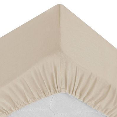 Bettlaken mit Gummizug, 160 x 200 cm, Baumwolle