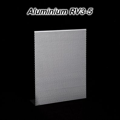 Aluminium Lochblech RV 3-5 t=2,0 mm Blech Wunschmaß