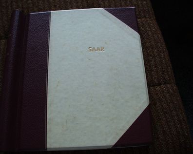 Lindner Vordruckalbum mit postfrischer Sammlung Saar, komplett, siehe Bilder.