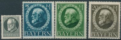 Bayern Nr. 98 - 107/09, WZ 4, einwandfrei postfrisch, siehe Bild.
