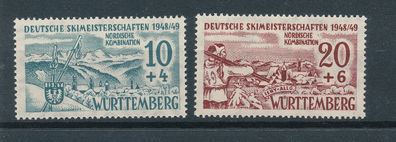 Württemberg Nr. 38/39, einwandfrei postfrisch, siehe Bild.