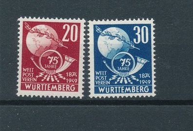 Württemberg Nr. 51/52, einwandfrei postfrisch, siehe Bild.