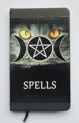 Spell Book Guardian OF TRIPLE MOON Din A 7 Pentagramm Notizbuch Hexenbuch