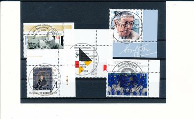Marken aus Jahrgang 2002, Ersttagsstempel und mit Ecke, siehe Bild. (4)