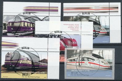 Bund Nr. 2560/63 & Nr. 2567, mit Ecke 2 & SK.. sauber gestempelt, siehe Bild.