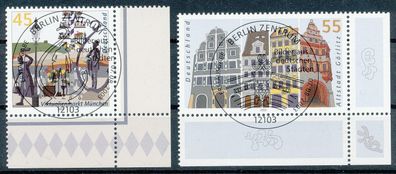 Bund Nr. 2356/57, mit Ecke 4, sauber gestempelt, siehe Bild.