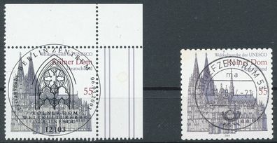 Bund Nr. 2329/30, mit Ecke 2 und SK., sauber gestempelt, siehe Bild.