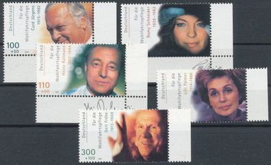 Bund Nr. 2143/47, mit Ränder. einwandfrei postfrisch, siehe Bild.