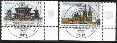 Bund Nr. 2844/45, Ecke 4, SST. Berlin, siehe Bild.