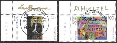 Bund Nr. 2315/16, Ecke 1, SST. Berlin, siehe Bild.
