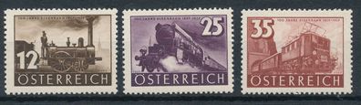 Österreich Nr. 646/48, einwandfrei postfrisch, siehe Bild.