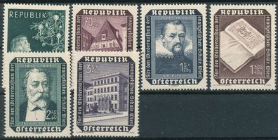 Österreich Nr. 989/93, sauber postfrisch, siehe Bild.