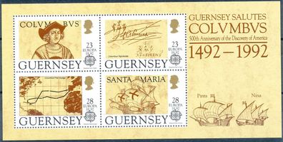 Guernsey Block 8, einwandfrei postfrisch, siehe Bild
