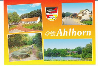Mehrbild Ansichtskarte Ahlhorn - Oldenburg - Niedersachsen, ungelaufen, siehe B.