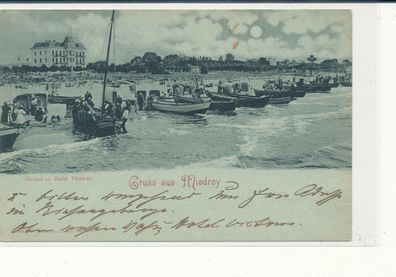 Bildpostkarte, Gruß aus Misdroy, gelaufen 1899 nach Guben, siehe Bild. (53)