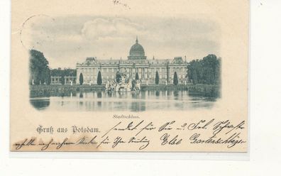 Bildpostkarte, Gruß aus Potsdam, gelaufen 1897 nach Soden, siehe Bild. (76)