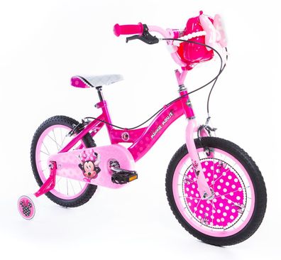 16 Zoll Kinder Mädchen Fahrrad Kinderfahrrad Rad Bike Disney Minnie Mouse Maus