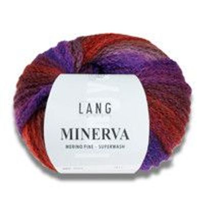 50g "Minerva" - Coloriertes Maschengarn aus feiner Merinowolle