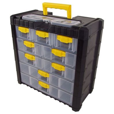 Schubladen-Organizer Sichtlagerkasten Werkzeugzubehör Utensilienbox Aufbewahrung