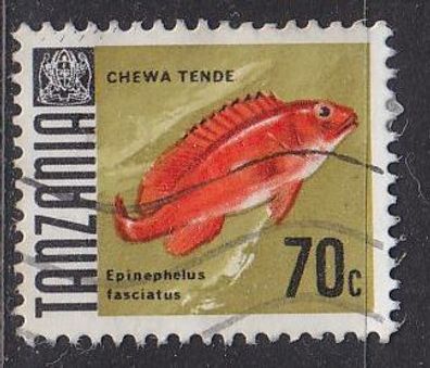 Tansania Tanzania [1967] MiNr 0027 ( O/ used ) Fische
