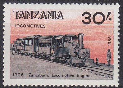 Tansania Tanzania [1985] MiNr 0285 ( * */ mnh ) Eisenbahn